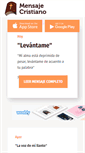 Mobile Screenshot of mensajecristiano.com